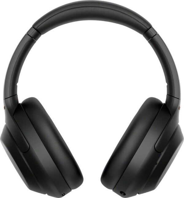 Sony - WH1000XM4 Wireless Noise-Cancelling Over-the-Ear Headphones - Black - Image 2