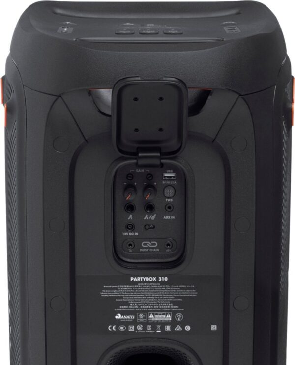 JBL - PartyBox 310 Portable Party Speaker - Black - Image 2