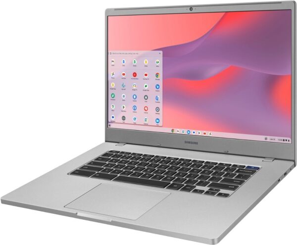 Samsung - 15.6" Chromebook - Intel Celeron - 4GB Memory - 64GB eMMC Flash Memory - Platinum Titan - Image 3